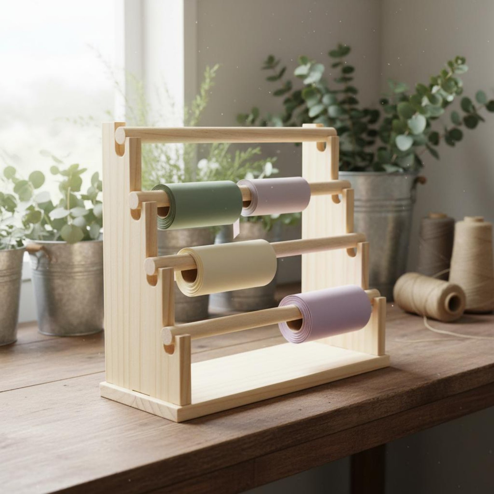 Display Stand Wood - Настольная подставка для украшений из натурального
