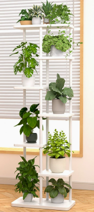 Display Stand Wood - Многоярусная металлическая деревянная подставка для растений,