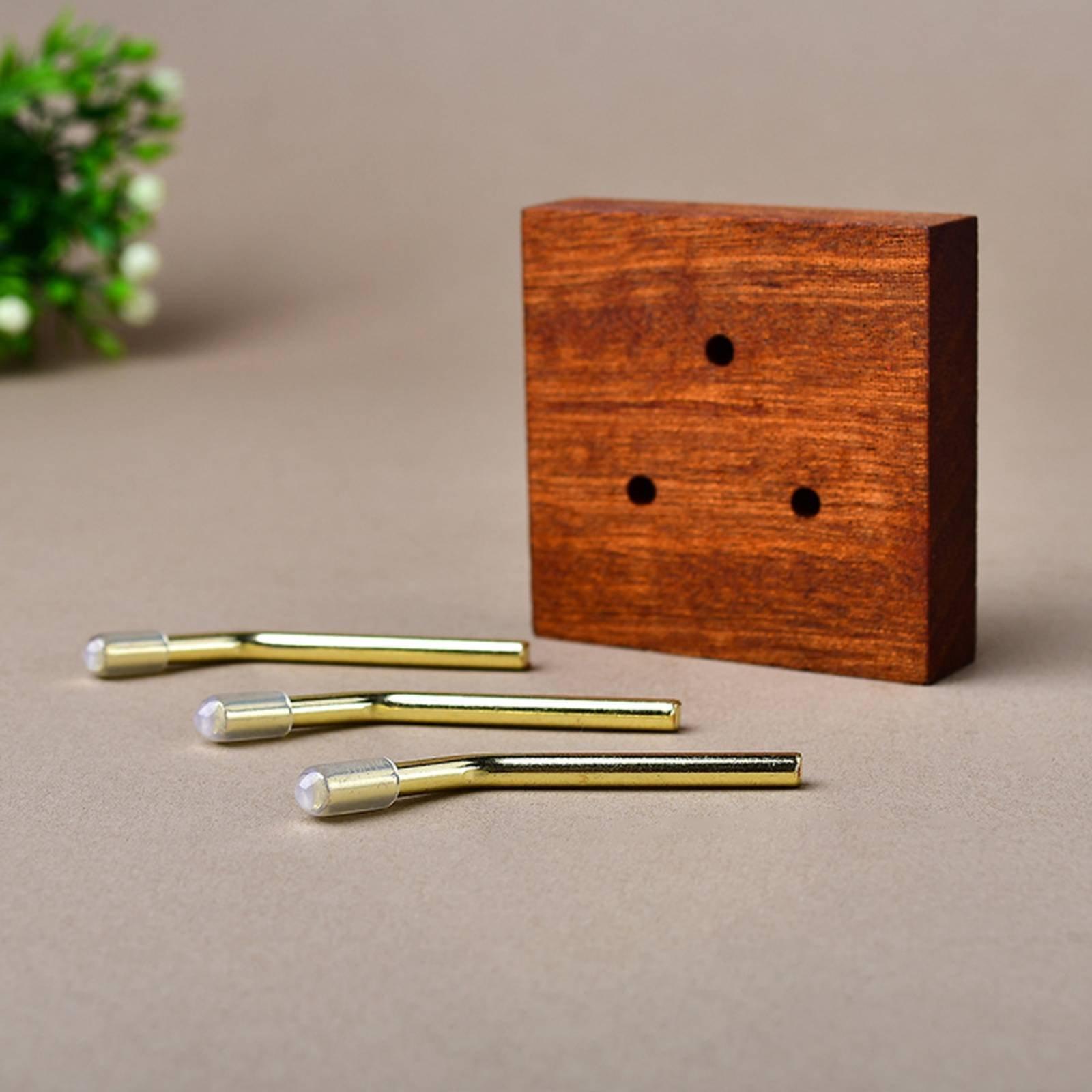 Display Stand Wood - Подставка-трипод из массива дерева с хрустальным