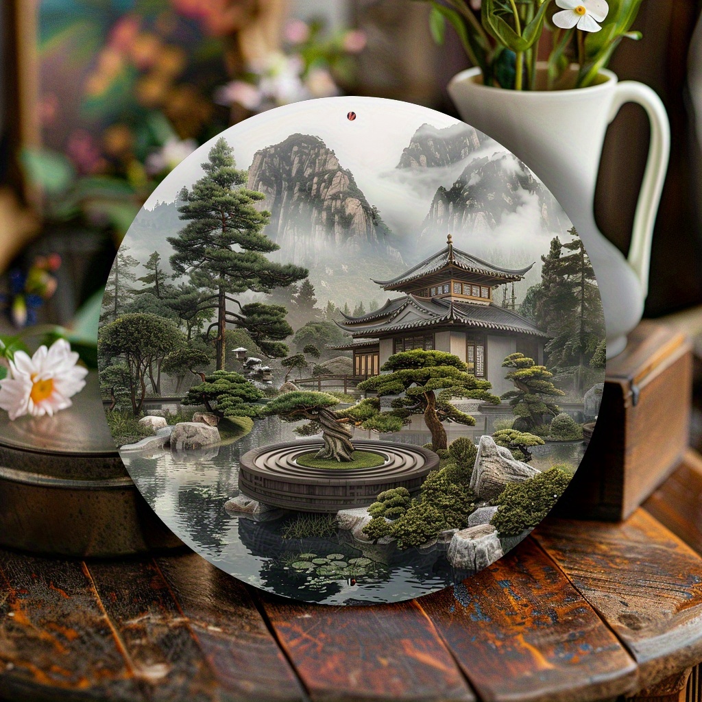 Винтажная круглая металлическа – обзор и цена Bonsai Garden Wall
