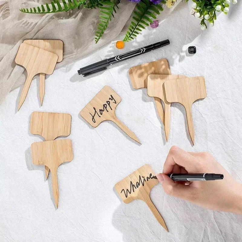 10–60 шт. бамбуковых бирок для – обзор и цена Bonsai Garden Tools
