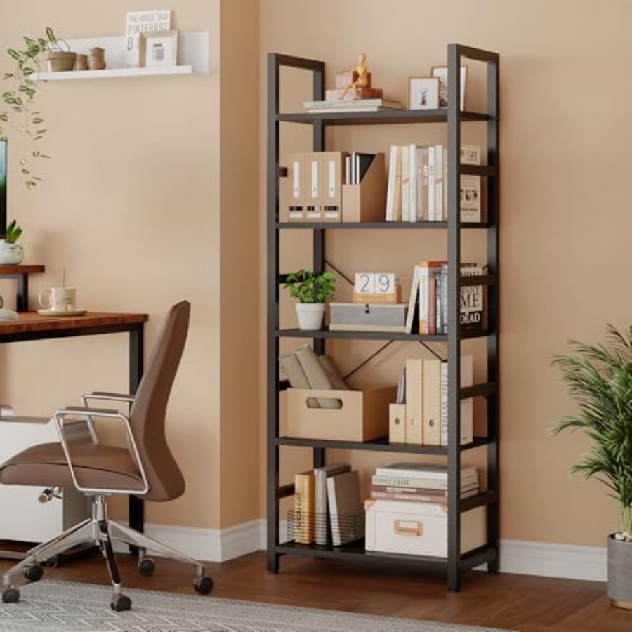 5-ярусная книжная полка, совре – обзор и цена Display Stand Wood